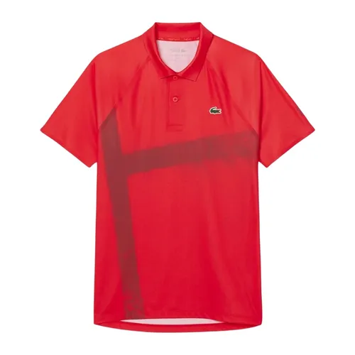 Áo Polo Nam Lacoste Tennis x Novak Djokovic On Court DH8959 00 ZBG Màu Đỏ Size 2