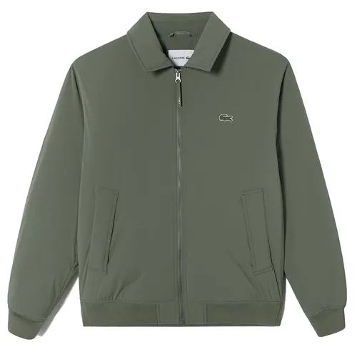 Áo Khoác Nam Lacoste Collared Padded Blouson Jumper BH3511 54N BMY Màu Xanh Rêu Size 48