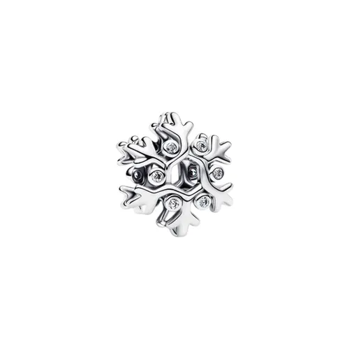 Hạt Vòng Charm Pandora Snowflake Charm 794249C01 Màu Bạc