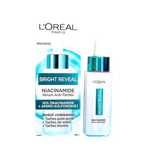 Tinh Chất Hỗ Trợ Làm Mờ Thâm Nám, Sáng Da L'Oreal Paris Bright Reveal Fluide 30ml