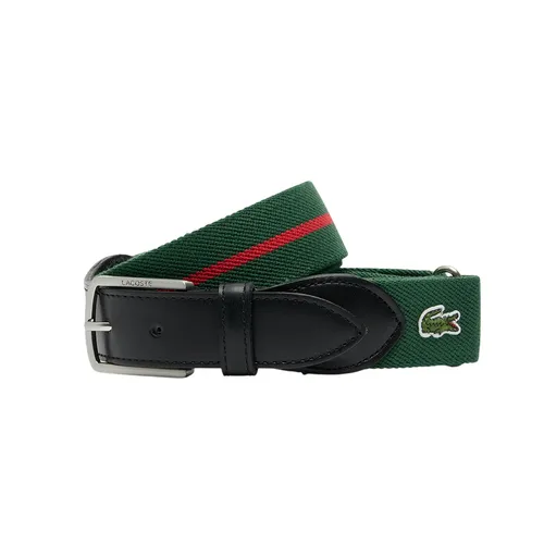 Thắt Lưng Nam Lacoste Classic Border Tape Belt RC005 P06 Màu Xanh Green