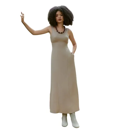 Váy Hai Dây Nữ F2 Fashion & Freedom Linen Be Into The Wood D805-BE-S-0524 Màu Be Size S
