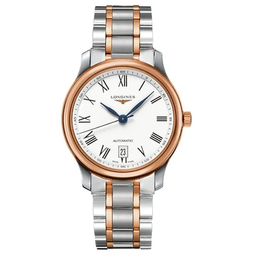 Đồng Hồ Nam Longines Master Collection L2.628.5.19.7 (L26285197) Màu Bạc/ Vàng Hồng
