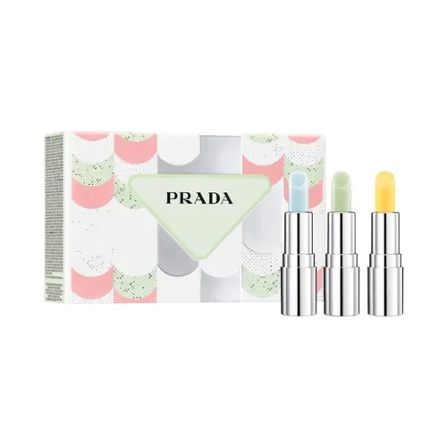 Set Son Dưỡng Prada Hydrating Mini Lip Balm Trio 3 Món