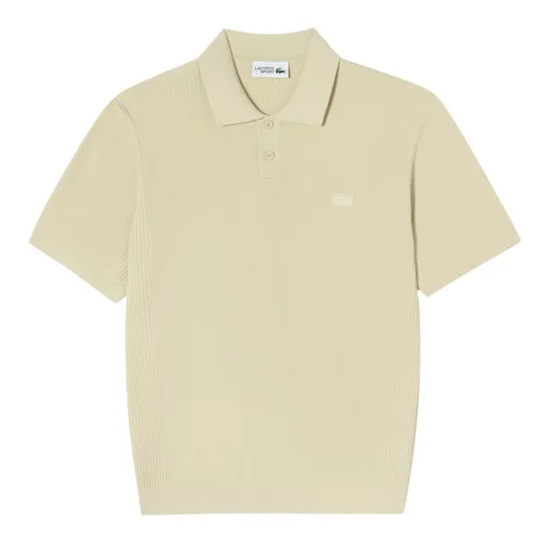 Áo Polo Len Nam Lacoste Golf Texture Sweater AH011E - 02S Màu Be Size 3