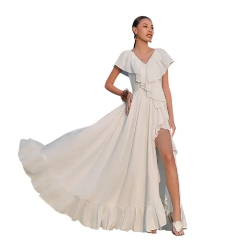 Váy Xòe Nữ F2 Fashion & Freedom Kate Into The Wood D807-S-0524 Màu Trắng Size S