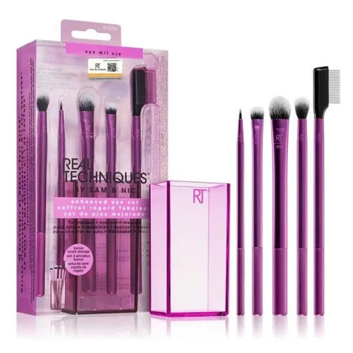 Bộ Cọ Mắt 5 Cây Kèm Ống Đựng Real Techniques Enhanced Eye Brush