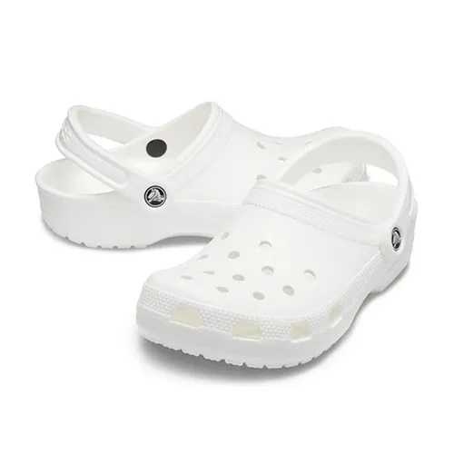 Dép Sục Unisex Crocs Clog Crocs Classic White 10001-100 Màu Trắng Size 36-37