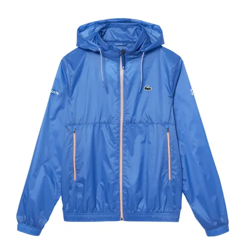 Áo Khoác Nam Lacoste Tennis x Novak Djokovic Zip Jacket BH5043 L99 Màu Xanh Dương Size 50