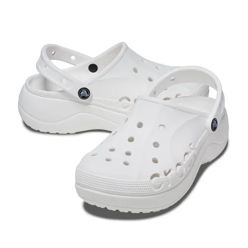 Dép Nữ Crocs Baya Platform White 208186-100 Màu Trắng Size 34-35