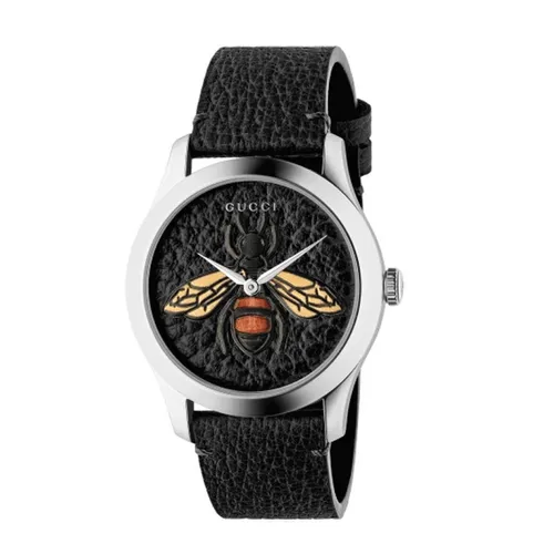 Đồng Hồ Nữ Gucci G-Timeless Honeybee Black Dial Women's Watch 38mm YA1264067A Màu Đen - Bạc
