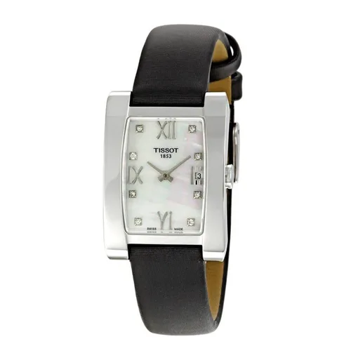 Đồng Hồ Nữ Tissot Generosi-T Quartz Diamond Watch T007.309.16.116.00 Màu Đen