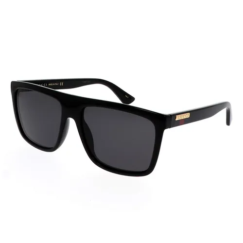 Kính Mát Nam Gucci Grey Browline Men's Sunglasses GG0748S 001 59 Màu Đen
