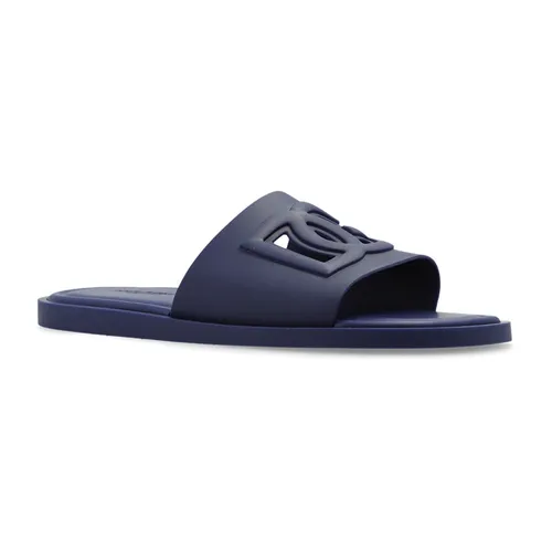 Dép Nam Dolce & Gabbana D&G CS2215 AN994 8H665 Màu Xanh Navy Size 39