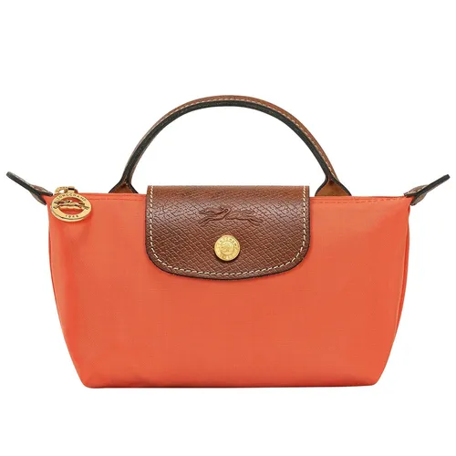Túi Xách Tay Nữ Longchamp Le Pliage Original Pouch With Handle 34175089P85 Màu Cam