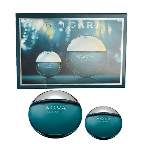 Set Nước Hoa Nam Bvlgari Aqva Pour Homme EDT Set 2 Món (100ml+15ml)