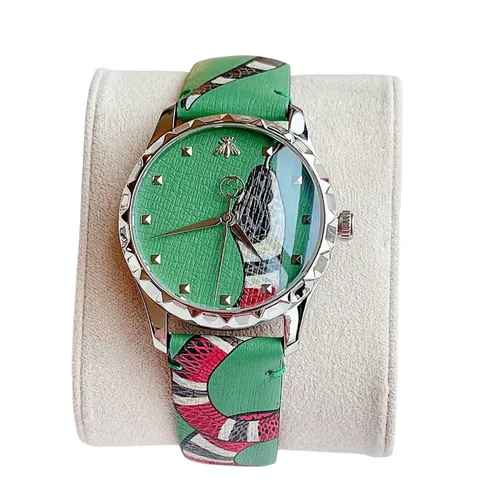 Đồng Hồ Gucci Le Marché Des Merveilles Watch 38mm YA1264081 Màu Xanh Green