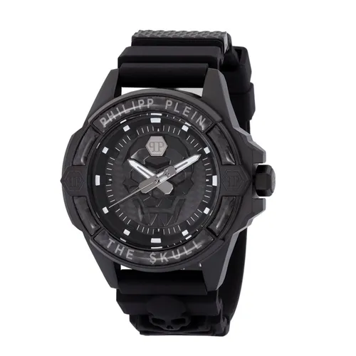 Đồng Hồ Nam Philipp Plein The Skull Quartz Black Dial Men's Watch PWAAA2022 Màu Đen