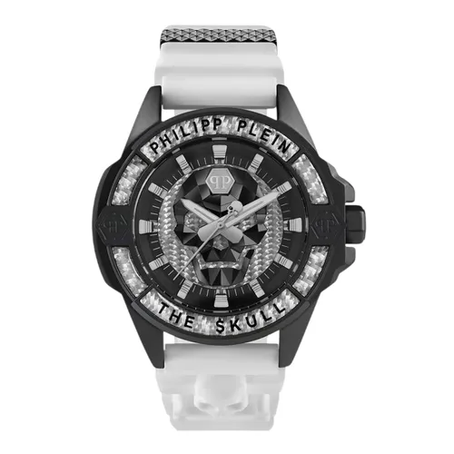 Đồng Hồ Nam Philipp Plein The Kull Carbon Fiber 44mm Màu Đen Trắng