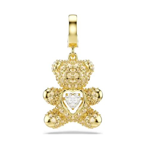 Hạt Vòng Charm Swarovski Idyllia Charm Mixed Cuts, Teddy, Gold Tone, 18k Gold Plated 5743147 Màu Vàng