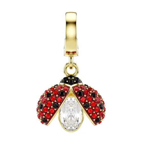 Hạt Vòng Charm Swarovski Idyllia Charm Mixed Cuts, Ladybug, Red, 18K Gold Plated 5743138 Màu Vàng/Đỏ