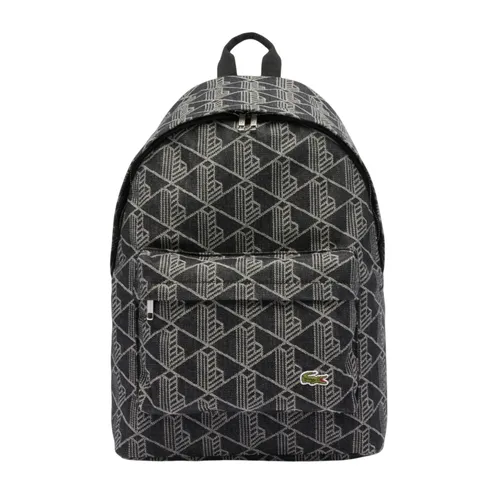 Balo Lacoste Neocroc Motif Backpack NU4871NZ R33 Màu Đen