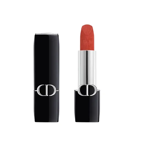 Son Dior Mini Rouge Dior Velvet Finish 228 Mythique Màu Đỏ Cam Gạch