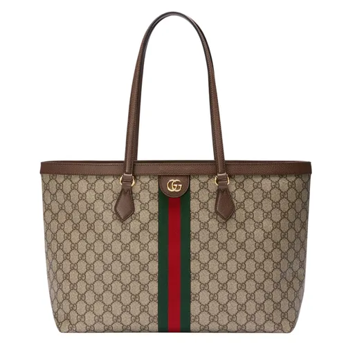 Túi Tote Nữ Gucci Ophidia Large Tote Bag Màu Nâu Xám