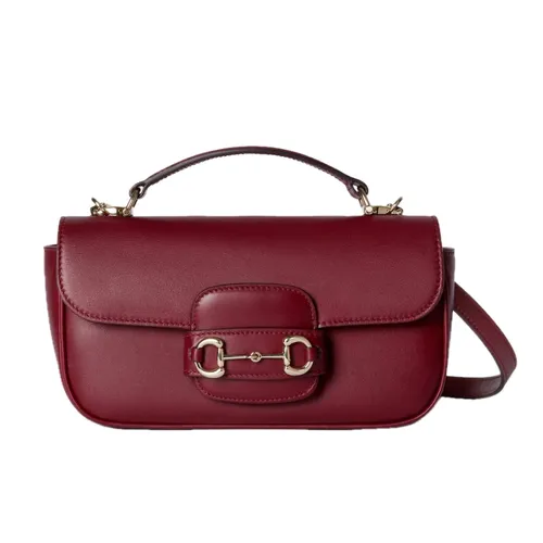 Túi Xách Tay Nữ Gucci Horsebit 1955 Soft Small Top-Handle Bag 815206-AAEC2-6207 Màu Đỏ