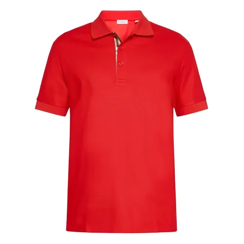 Áo Polo Nam Burberry Polo Shirt Hartford 81131791 Màu Đỏ Size S