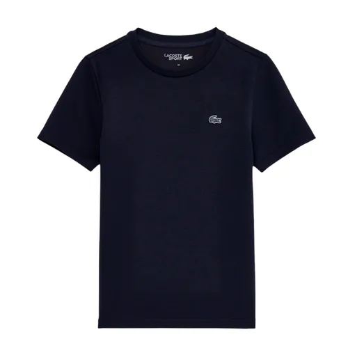 Áo Thun Nữ Lacoste Short-Sleeve T-Shirt TF791E HDE Màu Xanh Navy Size 34