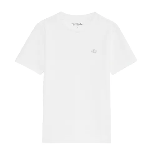 Áo Thun Nữ Lacoste Short-Sleeve T-Shirt TF791E 70V Màu Trắng Size 34