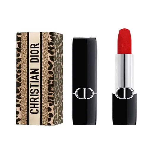 Son Dior Rouge Dior Couture Velvet 999 Đỏ Tươi (Vỏ Beo)