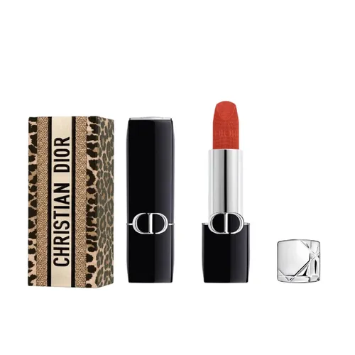Son Dior 840 Rayonnante Velvet Finish Màu Cam Gạch Đậm