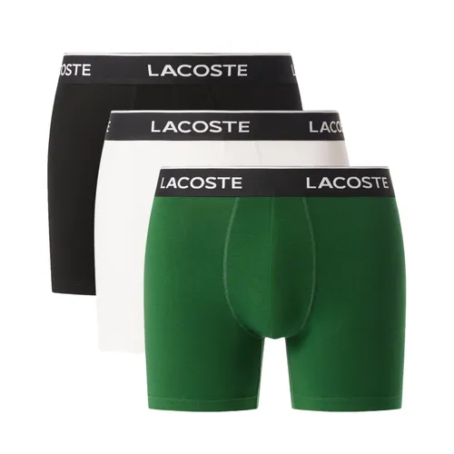 Set 3 Quần Lót Nam Lacoste Men's 3-Pack Stretch Cotton Boxer Briefs 6H2411-51-ISZ Phối Màu Size S