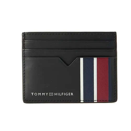 Ví Đựng Thẻ Nam Tommy Hilfiger TH Corporate Card Holder 12780 - BDS Màu Đen