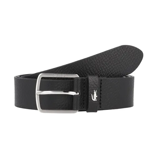 Thắt Lưng Nam Lacoste Grained Leather Belt RC4090 000 Màu Đen Size 100