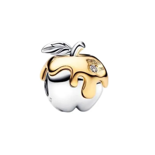 Hạt Vòng Charm Pandora x Disney Snow White Poison Apple Charm 764384C01 Màu Bạc