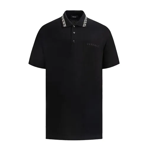 Áo Polo Nam Versace Medusa A89504S Shirt Màu Đen Size XS