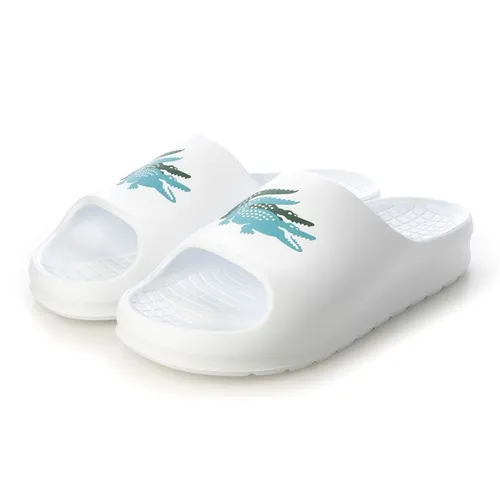 Dép Nam Lacoste Serve Slide 1.0 45CMA0005 1R4 Màu Trắng Size 9