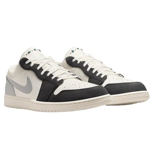 Giày Thể Thao Nam Nike Air Jordan 1 Low Sail Light Smoke Grey IO2242-101 Màu Trắng Phối Đen Size 43
