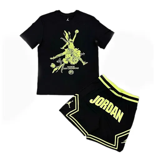 Bộ Thể Thao Nam Nike Air Jordan Sport Men's Dri Fit FZ1929 010/FV8612 100 Màu Xanh/Đen Size M