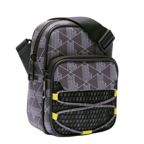 Túi Đeo Vai Nam Lacoste The Blend Small Shoulder Bag Black NH4914BG Q84 Màu Đen