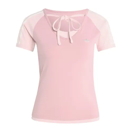 Áo Thun Nữ Adidas Summer Glow Vintage Tee T-Shirt KY8130 Màu Hồng Be Size S