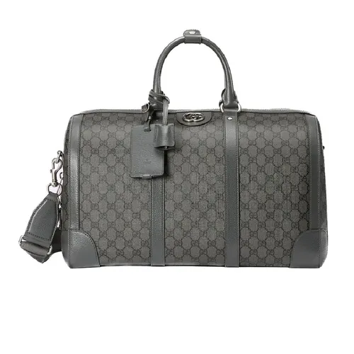 Túi Đựng Đồ Gucci Savoy Small Duffle Bag Grey Black 724642-UULHK-8576 Màu Đen Xám