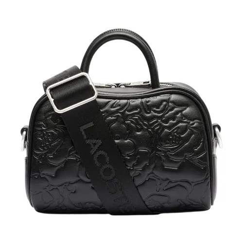 Túi Đeo Chéo Nữ Lacoste Women's Mini Lora Leather Bag NF4751HN Q03 Màu Đen