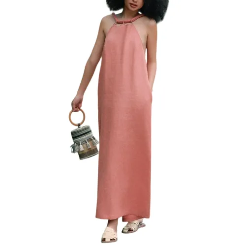 Váy Suông Nữ F2 Fashion & Freedom Into The Wood DT-D678-HD-S-0524 Màu Hồng Đất Size S