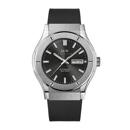 Đồng Hồ Nam I&W Carnival Automatic Watch 55851G2-S4 Màu Đen/Bạc