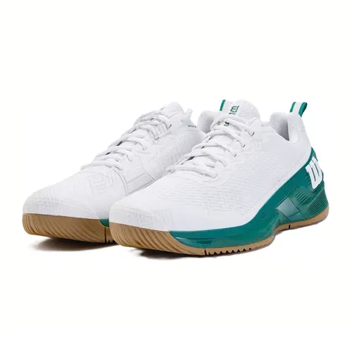 Giày Tennis/Pickleball Nam Wilson Rush Pro 4.5 Green WRS336600 Màu Trắng Xanh Size 42.5