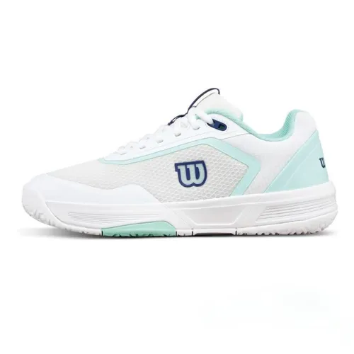 Giày Tennis/Pickleball Wilson WRS340140 Courtglide Omni W Shoes Màu Trắng - Xanh Size 38.5